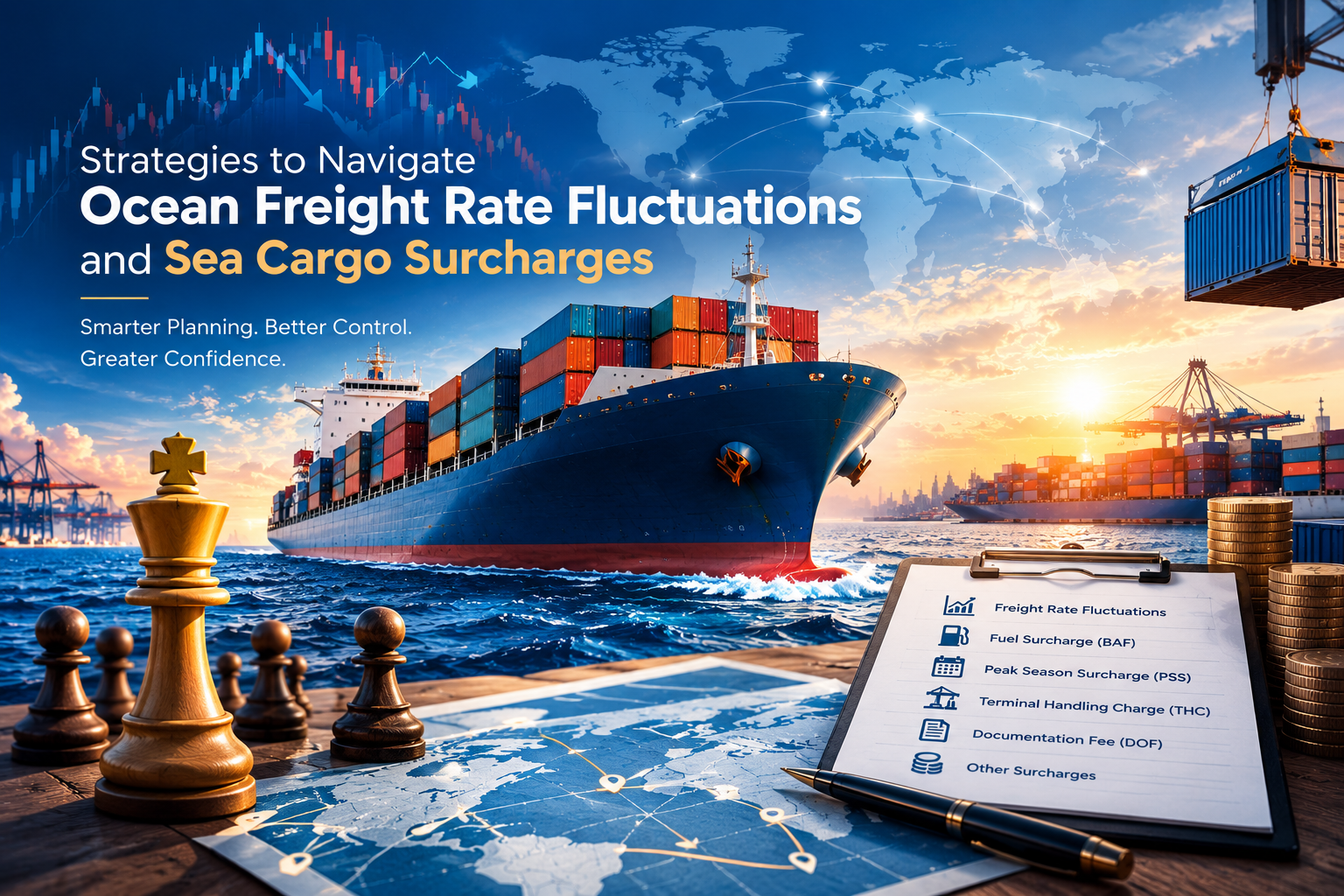 Strategies to Navigate Ocean Freight Rate Fluctuations and Sea Cargo Surcharges